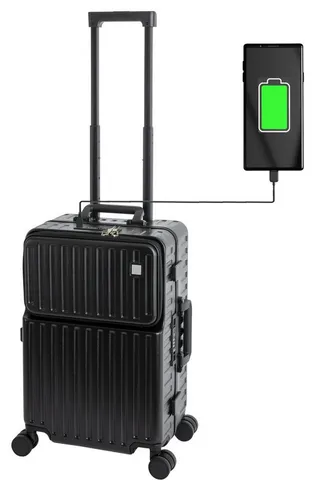 Travelhouse Hartschalen-Trolley Roma in schwarz von Travelhouse