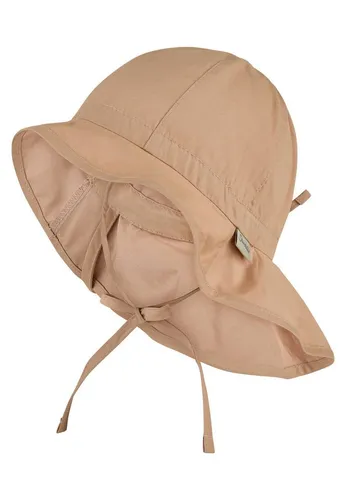 Sterntaler® Schirmmütze UV-Schutz 50+ Sonnenhut einfarbig (1-St) Mütze mit Nackenschutz und Größenregulierungsband