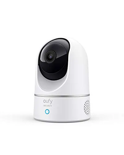 eufy Security Indoor Cam E220 - 2K WLAN Überwachungskamera - Überwachungskamera für Innenräume mit 2K Auflösung, Personen- und Haustiererkennung sowie Nachtsicht – ideal für Smart-Home-Integration und umfassende Sicherheit.