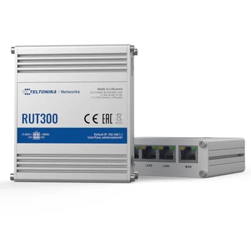 RUT300 Industrial Ethernet Router - Langlebig und robust für industrielle Anwendungen