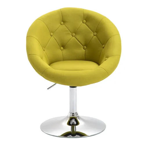 SVITA Chesterfield-Sessel HAVANNA, Retro-Design, Limettengrün - Chesterfield-Sessel mit stufenloser Höhenverstellbarkeit und 360° Drehfunktion für optimalen Sitzkomfort und flexibles Design in Limettengrün.