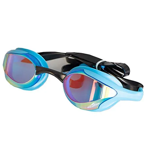 Aquafeel Schwimmbrille Leader Mirrored hell blau 99.98