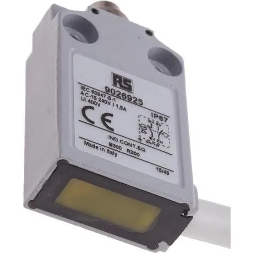Produktbild RS PRO LS IP67 plain plugger 1NO+1NC 1m cable (9026925)