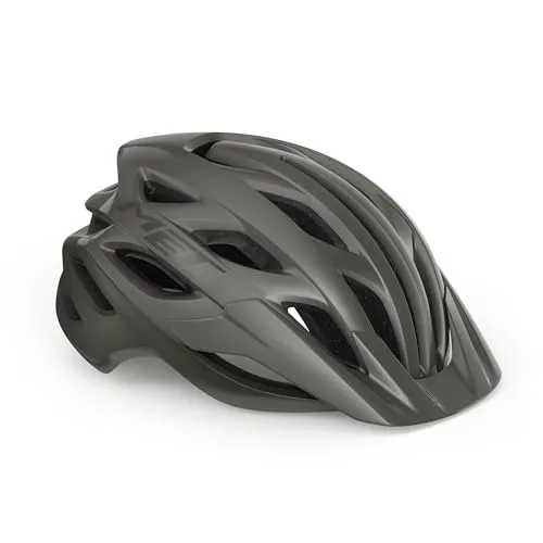 MET Veleno MIPS MTB Helm – Titanium Metallic, M / 56-58cm - Fahrradhelm mit umfangreicher Abdeckung und MIPS-C2 Gehirnschutzsystem, ideal für Sicherheit und Komfort beim Mountainbiken.