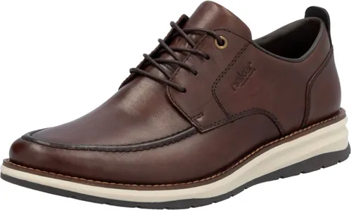 Rieker Herren Halbschuhe 14704 - Herren-Schnürhalbschuhe mit weicher Decksohle, griffiger und flexibler Sohle sowie Komfortweite für breitere Füße.