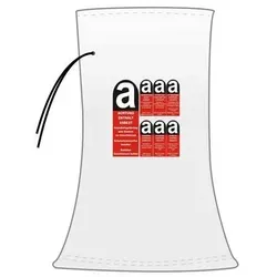 Klasebo Stoff-Sack für Mineralfaserabfälle 140 x 220 cm - Robuster Stoff-Sack für die sichere Aufbewahrung und den Transport von Mineralfaserabfällen. Perfekt für Baustellen und Renovierungsarbeiten – große Kapazität und wiederverwendbar!