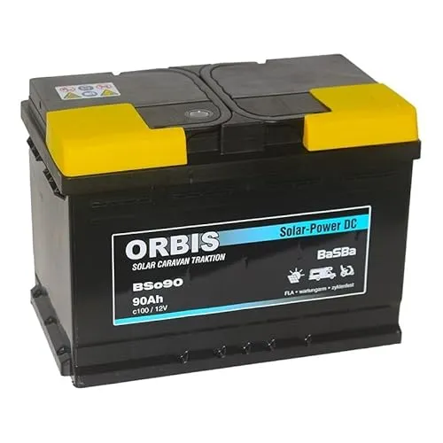 BaSBa Orbis Deep Cycle Solar-Power Versorgungbatterie DC 12V c100 für Solar, Camping, Caravan, Garten (BSo90)