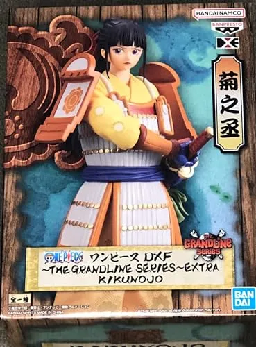 BANPRESTO Kikunojo One Piece Extra Actionfigur - Menschen-Spielfiguren, 17 cm große, detaillierte und handbemalte Figur aus der Dxf The Grandline Series, ideal für Sammler und Fans von One Piece.