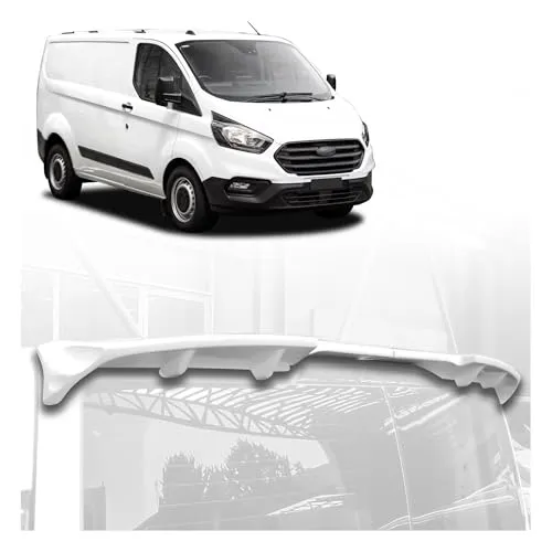 CHROMEMASTER | Dachspoiler Heckspoiler Kompatibel mit Ford Transit Custom 2012-2023; Auto Zubehör