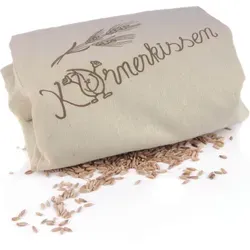 Betz Körnerkissen Wärmekissen Nackenkissen 20x50 cm beige - Wärmetherapie: Hochwertiges Körnerkissen für entspannende Wärme, ideal für Nacken, Schultern und Rücken, gefüllt mit 850g Getreidekörnern für natürliche Wärme.
