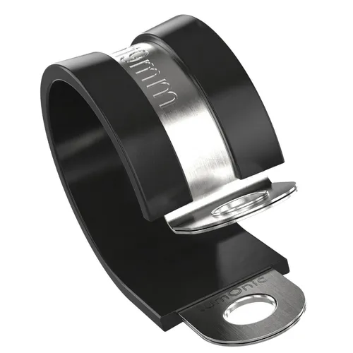 5x P-Clip Leitungsschelle mit Gummi 19mm Rohrschelle Befestigungsschelle