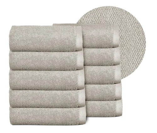 Beautex Handtuch Set Handtuch Set, Made in Europe, Frottier (Multischlaufen-Optik, Frottier Premium Set aus 100% Baumwolle 550g/m)