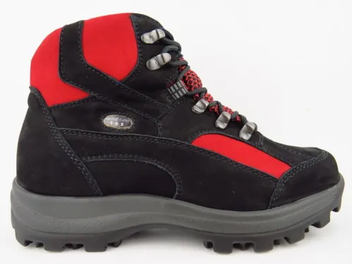 Waldläufer Holly Bootie - Bequemer Trekking-Stiefel für Damen - Wanderschuhe mit Waldläufer®TEX Membran, ideal für Outdoor-Aktivitäten. Bequeme Weite H, gepolsterte Sohle und praktische Schnellschnürung bieten optimalen Tragekomfort.