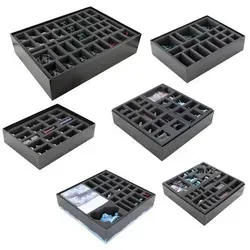 Feldherr Schaumstoff und Organizer Insert Bundle für HeroQuest (2021) - Gesellschaftsspiel-Organizer für HeroQuest mit passgenauen Schaumstoffeinlagen und robusten Token- sowie Kartenhaltern, um alle Spielmaterialien sicher aufzubewahren und die Lebensdauer deiner Miniaturen zu verlängern.