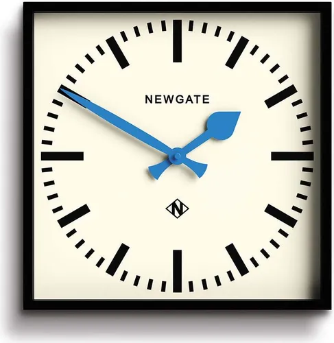 Newgate Number Five Wanduhr in Blau