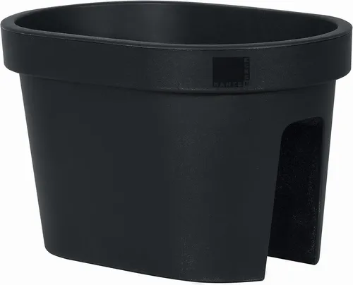 Geli Blumenkasten Geländerkasten in anthrazit 40 x 26 x 24cm, 12 Liter (1 St)