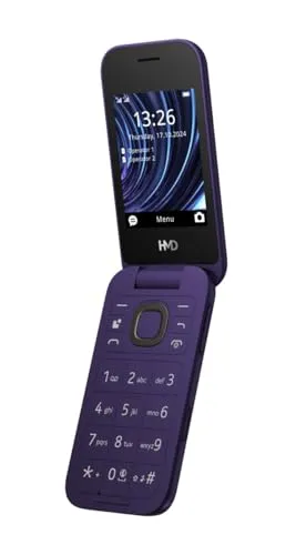 HMD 2660 Flip Klapphandy - Handys ohne Vertrag mit zeitlosem Klappdesign und langer Akkulaufzeit für echte Verbindungen ohne Ablenkung. Ideal für Digital Detox und einfache Bedienung mit großen Tasten.