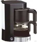Cloer 5990 Kaffeeautomat schwarz - Kompakte Kaffeemaschine mit 600 ml Fassungsvermögen und separatem Filtereinsatz, ideal für kleine Küchen oder Büros.