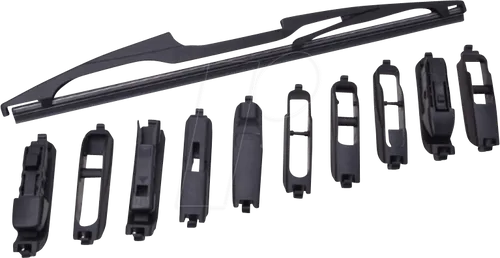 KFZ 16285 - KFZ - Heckscheibenwischer, 30cm, inkl. 10 Adapter