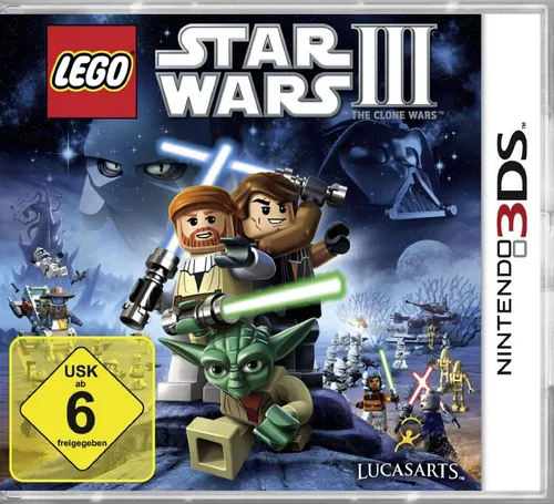 LEGO Star Wars III - The Clone Wars - Action-Adventure für Nintendo 3DS mit neuen Gameplay-Features, epischen Bodenschlachten und dem typischen LEGO-Humor – ein Muss für Star Wars-Fans!