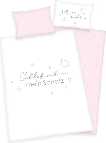 Kleiner Schatz BIO-Bettwäsche GOTS 40x60 + 100x135 cm