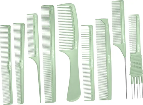 Jaguar Kammset A-Line Matcha – Hochwertige Haarkämme - Bürsten & Kämme, langlebige und präzise Kämme für professionelles Hairstyling, ideal für Friseure und Beauty-Enthusiasten.