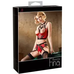 Bustier mit Bügel-Hebe plus Taillenslip ouvert – sexy & feminin von Abierta Fina