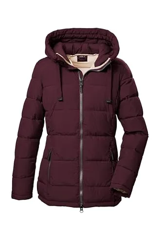 G.I.G.A. DX Damen Steppjacke mit Kapuze GW 68 WMN QLTD JCKT, brombeere, 44, 42390-000
