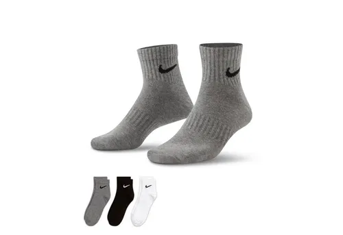 Nike Funktionssocken U NK ED LTWT ANKLE 3P 132 für sportive Aktivitäten, im praktischen 3er-Pack, leichtes Material