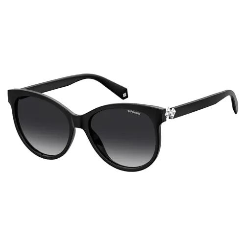 Polaroid Damen Pld 4079/S/X Sonnenbrille - Schwarz, 57 EU - Sonnenbrille für Damen mit UV-Schutz und modernem Design, inklusive schützendem Etui für stilvolle Sicherheit.