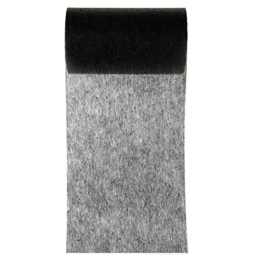 Santex Tischband Vlies schwarz 10cm x 10m