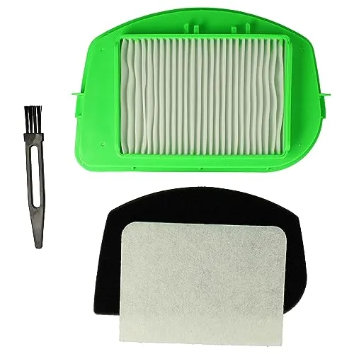 vhbw 4-tlg. Filter + Pinsel Set kompatibel mit Rowenta City Space Cyclonic RO2529WA4Q1, RO2543 Staubsauger