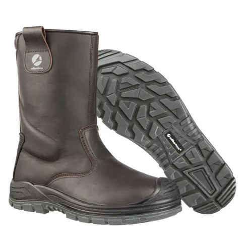 ALBATROS RIGGER BOOT Sicherheitsstiefel Gr. 41 - Herren Industrie & Handwerk Stiefel, strapazierfähiger Sicherheitsstiefel mit gepolstertem Knöchelbereich und warmem Webpelzfutter für optimalen Komfort und Schutz.