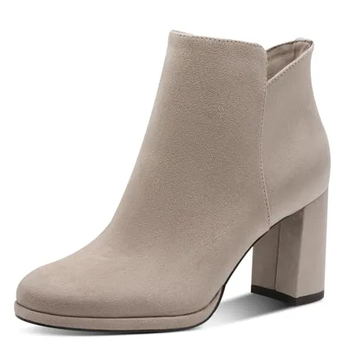 Tamaris Damen Stiefelette vegan und rutschfest mit Reißverschluss - Wanderschuhe für Damen, bequem und stilvoll mit rutschfester Synthetiksohle für sicheren Halt, ideal für jeden Anlass.