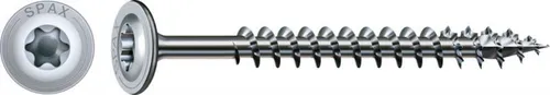 SPAX HI.FORCE, 8 x 100 mm, 20 Stück, Vollgewinde, Tellerkopf, T-STAR plus T40, 4CUT, WIROX - 4251010801006