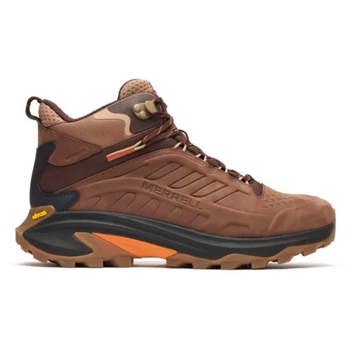 Merrell Moab Speed 2 Leather Mid WP Wanderschuhe 41 - Braun - Atmungsaktive und wasserdichte Wanderschuhe mit mittelhohem Schaft und Vibram-Sohle, ideal für anspruchsvolle Wanderungen. Jetzt im Bergfreunde.de Online-Shop entdecken!