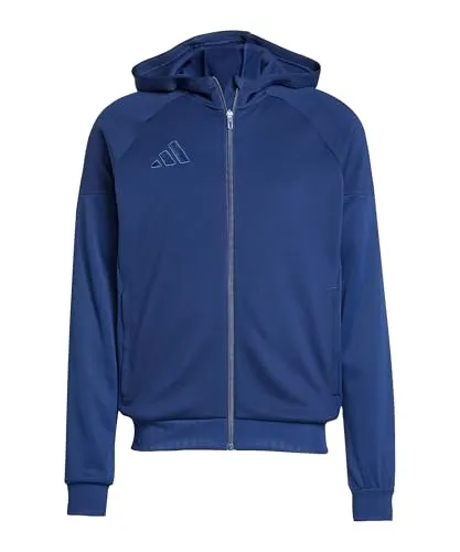 Adidas Tiro 25 Zip Hoodie - Blau für Freizeit und Sport - Bequemer Hoodie mit feuchtigkeitsabsorbierender AEROREADY Technologie, ideal für aktive Freizeitgestaltung. Mit praktischen Reißverschlusstaschen für kleine Utensilien.