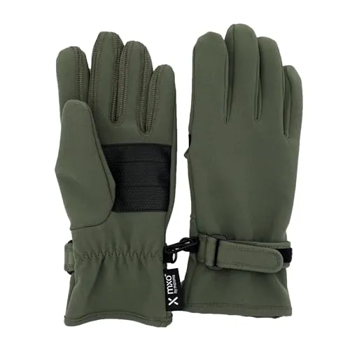 maximo Kids-Fingerhandschuhe Softshell, Klettriegel