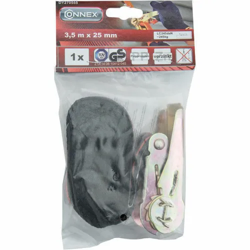 Connex B34403 Ladungssicherungsgurt 25 mm x 5m 120kg (1,90 EUR/m)