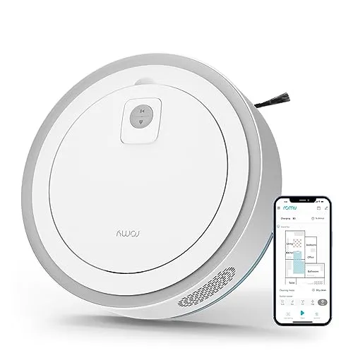 ROMY Wischroboter C5 in Weiß - Saugroboter mit innovativer Wischfunktion, ideal für streifenfreies Reinigen von Hartböden und ein müheloses Reinigungserlebnis.