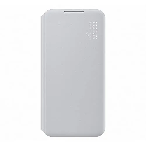 Samsung LED View Smartphone Cover EF-NS906 für Galaxy S22+, Handy-Hülle, LED-Anzeige, Kartenhalterung, Hellgrau