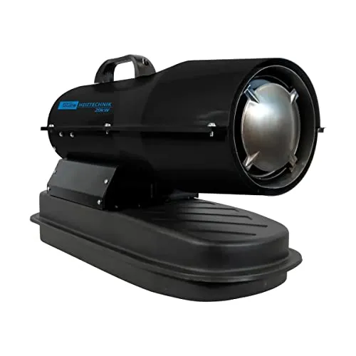 Güde GD 20 TI Ölheizgebläse - Heizstrahler für gut belüftete Räume, professionelles Ölheizgebläse mit integriertem Thermostat und elektronischer Zündung für effizientes Heizen und Trocknen.