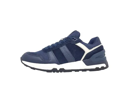 Marc O'Polo Mod. Peter 8a Sneaker, 890 - Herren-Sneaker aus Leder mit atmungsaktiven Mesh-Einsätzen, gepolstertem Rand und herausnehmbarer Mikrofaser-Innensohle für optimalen Komfort.