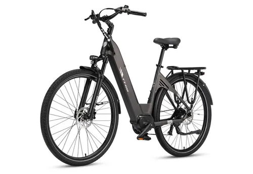 E-Bike Cityrad 28 Zoll mit Mittelmotor und 648Wh Akku - Kraftvolles E-Bike mit 75Nm Mittelmotor und 9-Gang Shimano-Schaltung. Ideal für Pendler und Freizeitfahrer, bietet bis zu 150 km Reichweite für unbeschwertes Fahren.