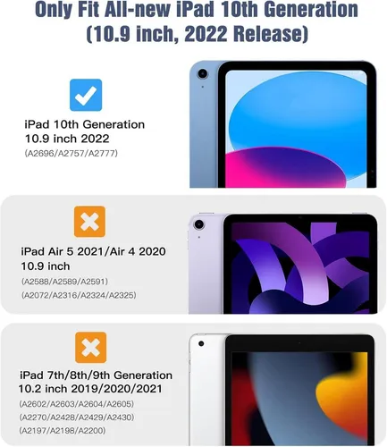 TiMOVO iPad 10 Generation 10,9 Zoll 2022 Hülle