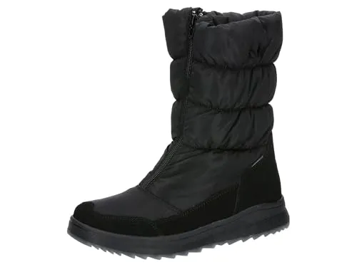 Lico Damen Gelido Winterstiefel, Schwarz, 39 EU - Wanderschuhe mit wasserdichter Comfortex-Klimamembrane für optimalen Schutz und Komfort bei winterlichen Abenteuern.