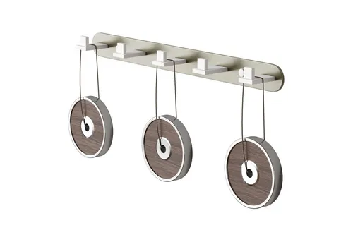 Mai & Mai Wandgarderobe Stalo09 mit 5 Haken aus Edelstahl - Moderne Wandgarderobe mit 5 stabilen Haken, ideal für Flur, Schlafzimmer oder Bad. Korrosionsbeständig und einfach zu montieren – für eine stilvolle und funktionale Aufbewahrung.