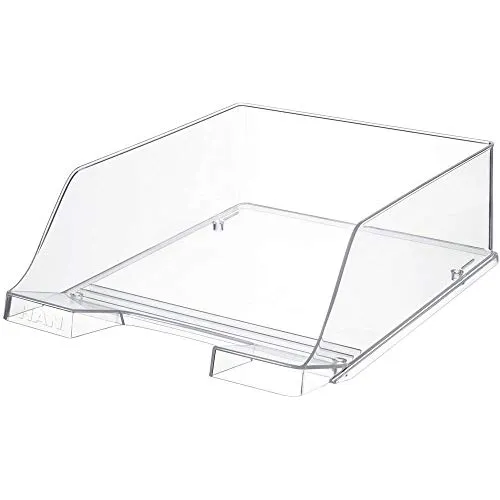 HAN 1046-23 Briefablage KLASSIK XXL, DIN A4/C4, extra hoch, stapelbar, transparent-glasklar