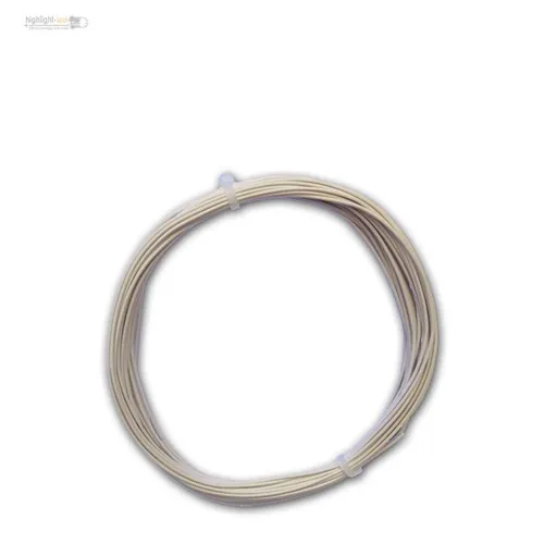 10m Litze weiß dünnes Kabel flexibel 0,14mm² zB LEDs, Kupferlitze CU Lütze