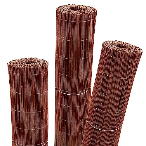 Aquagart Weidenmatte 5m x 150 cm - Natürlicher Sichtschutz für Garten & Balkon - Dekorative Zäune: Langlebig, umweltfreundlich und vielseitig einsetzbar als Sichtschutz oder Abtrennung - ideal für jeden Garten!